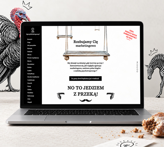 Statyczna strona agencji marketingowej